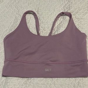 SETactive Pink Luxform Sports Bra Size Large